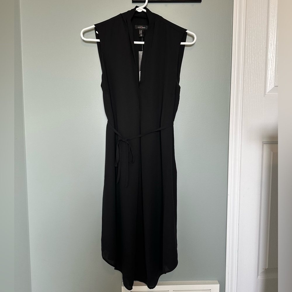 Maternity Black Midi Dress